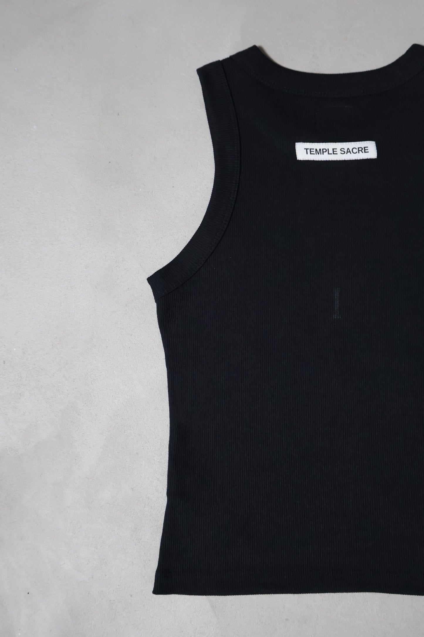 Lienzo Tank Top Negro