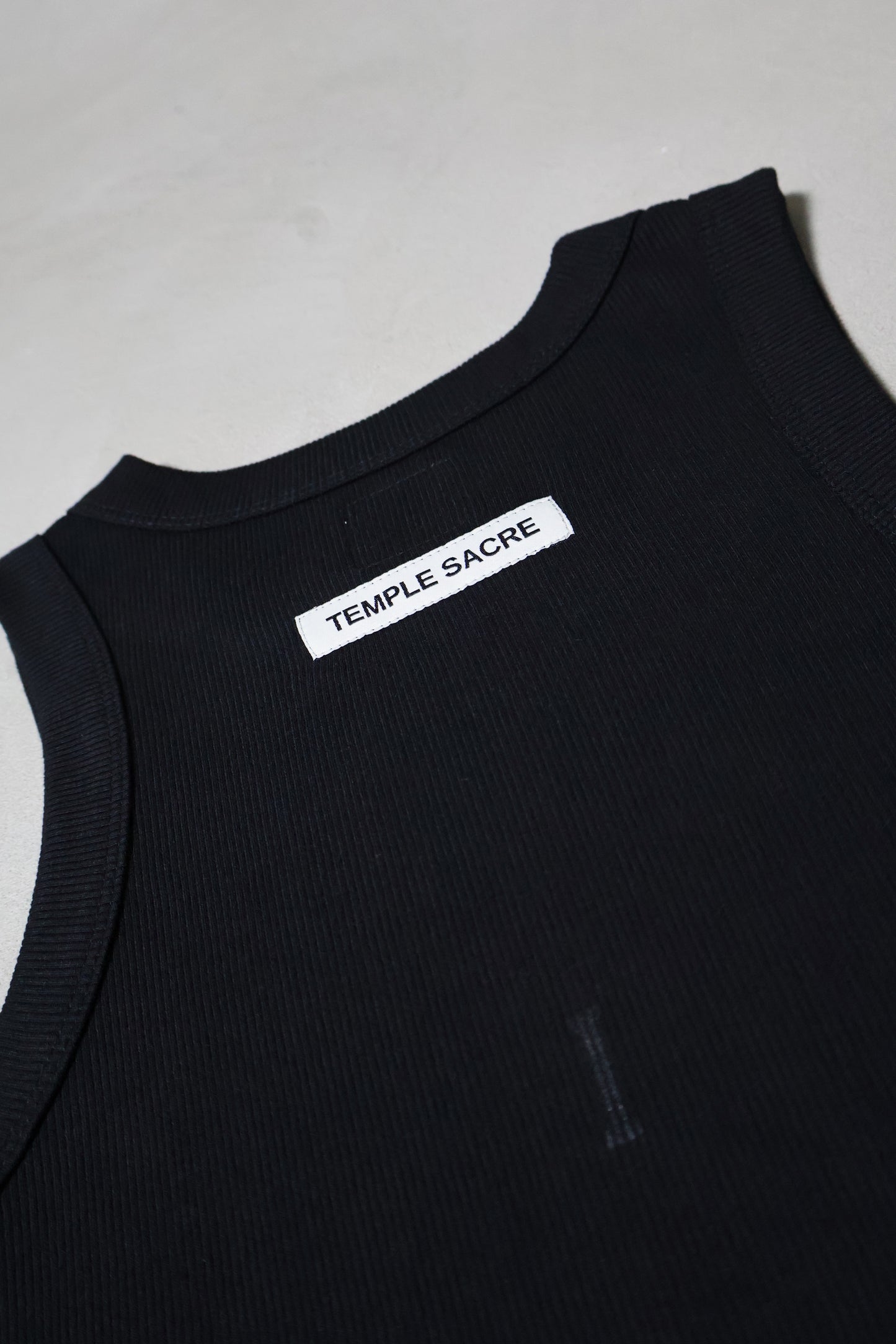 Lienzo Tank Top Negro