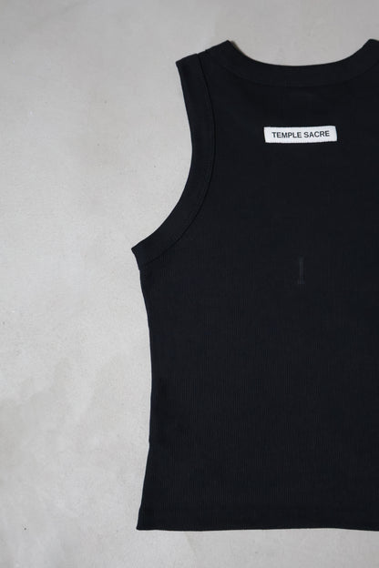 Lienzo Tank Top Negro