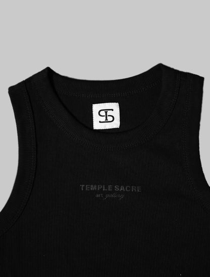 Lienzo Tank Top Negro