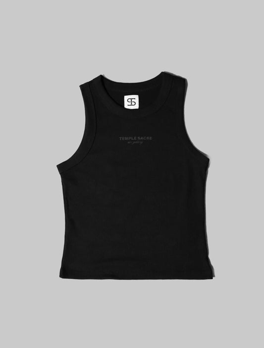 Lienzo Tank Top Negro