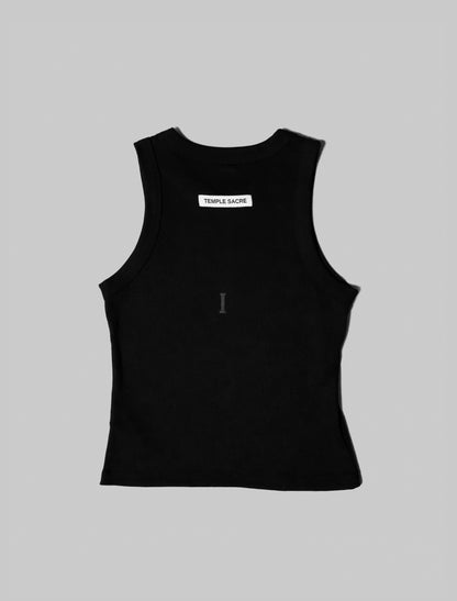 Lienzo Tank Top Negro